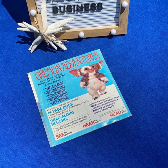 WOOHOO SOLD GREMLINS Book & Record "The Last Gremlin" Story # 5 Read 1984. - Picture 3 of 3